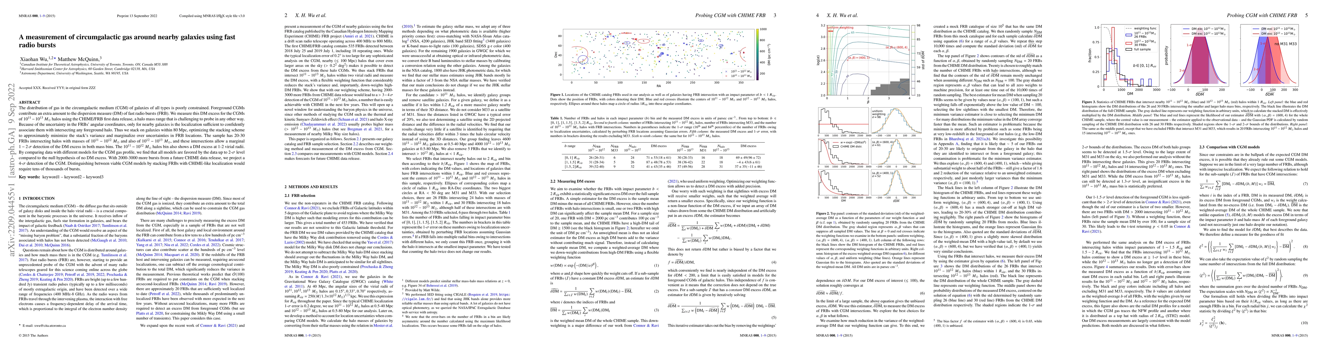 Thumbnail for A measurement of circumgalactic gas around nearby galaxies using fast
  radio bursts