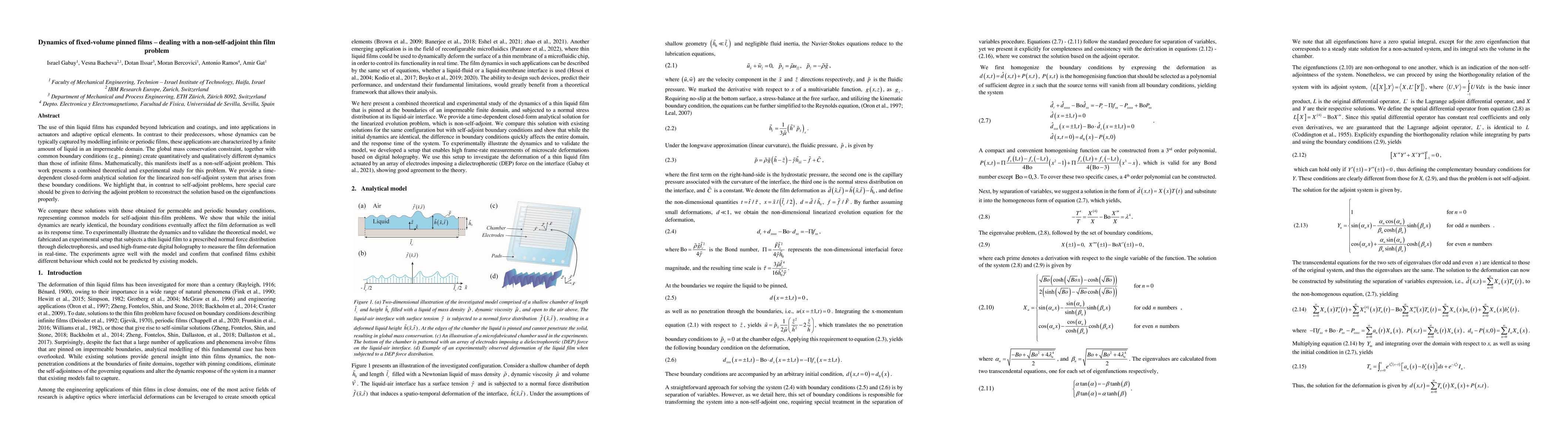 Thumbnail for Dynamics of fixed-volume pinned film -- dealing with a non-self-adjoint
  thin film problem
