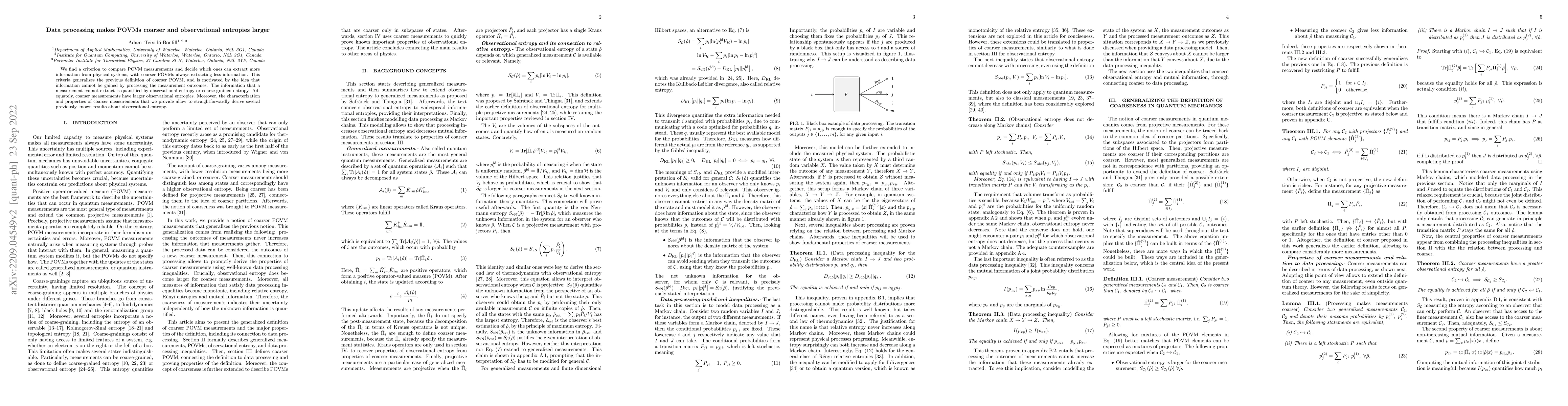 Thumbnail for Data processing makes POVMs coarser and observational entropies larger