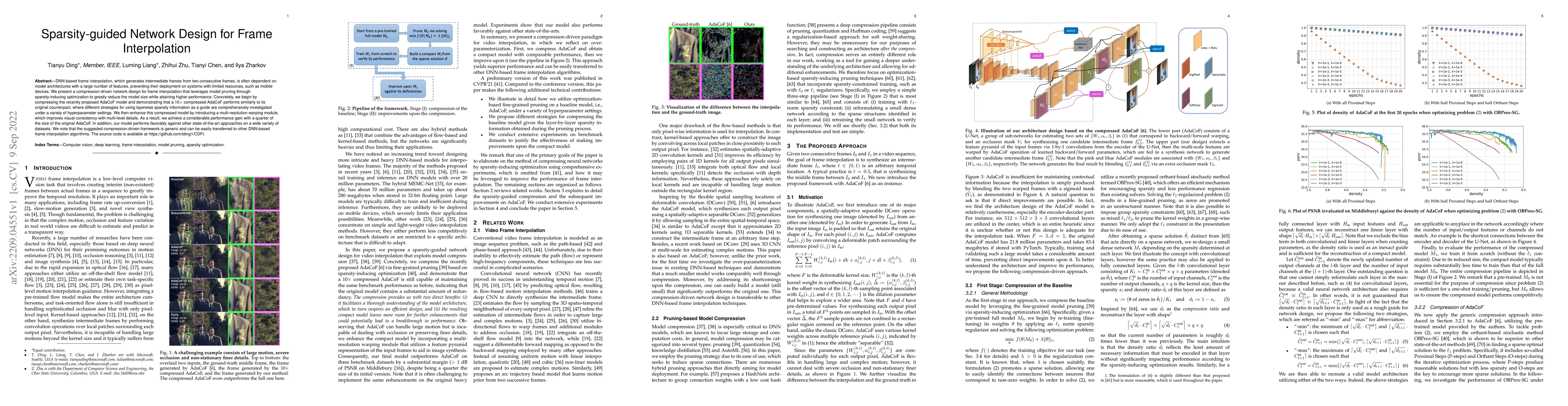 Thumbnail for Sparsity-guided Network Design for Frame Interpolation