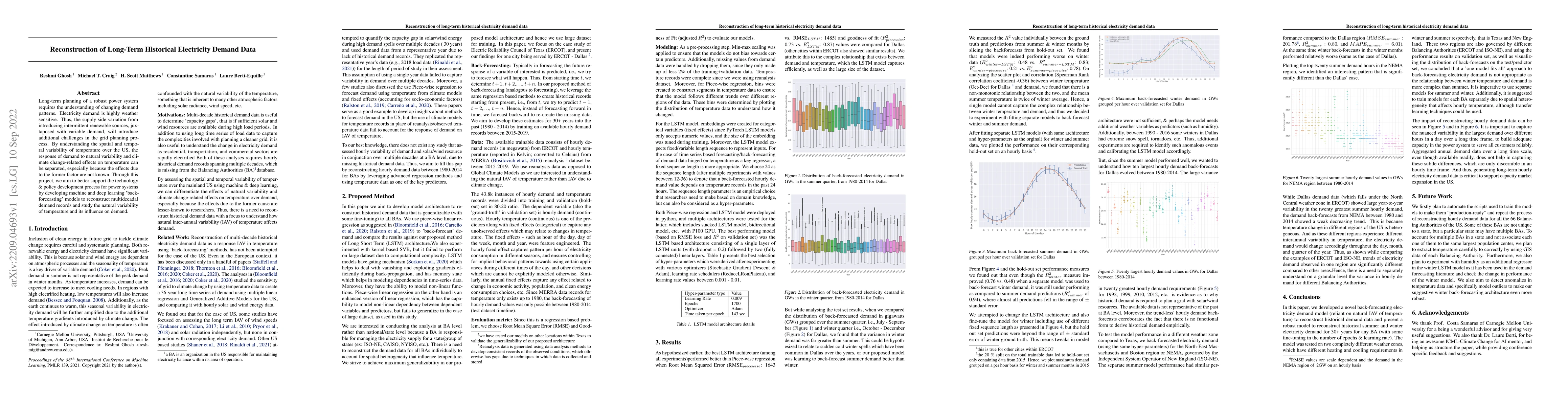 Thumbnail for Reconstruction of Long-Term Historical Demand Data