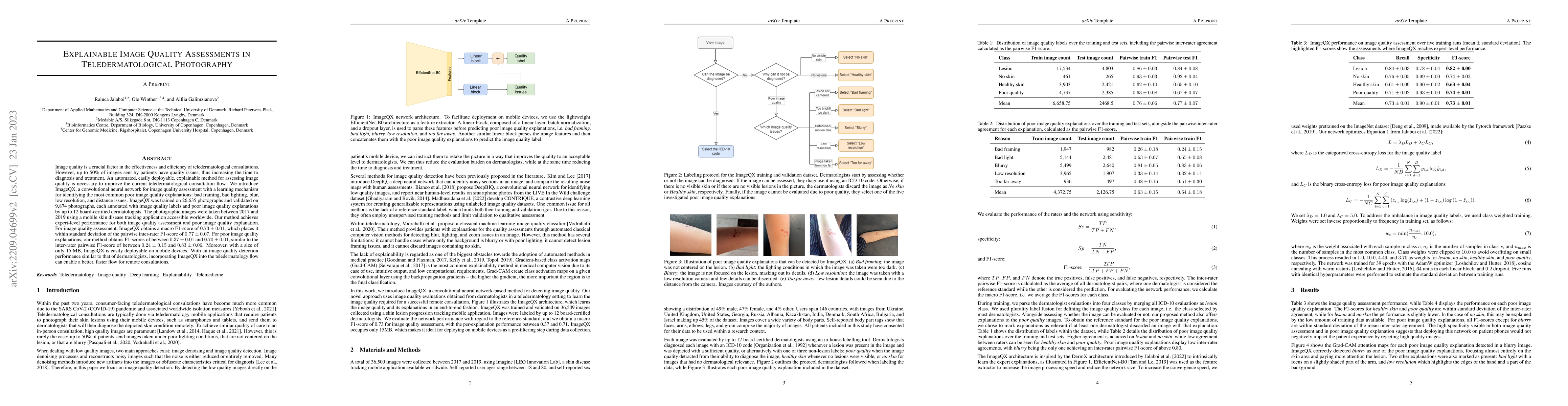 Thumbnail for Explainable Image Quality Assessments in Teledermatological Photography