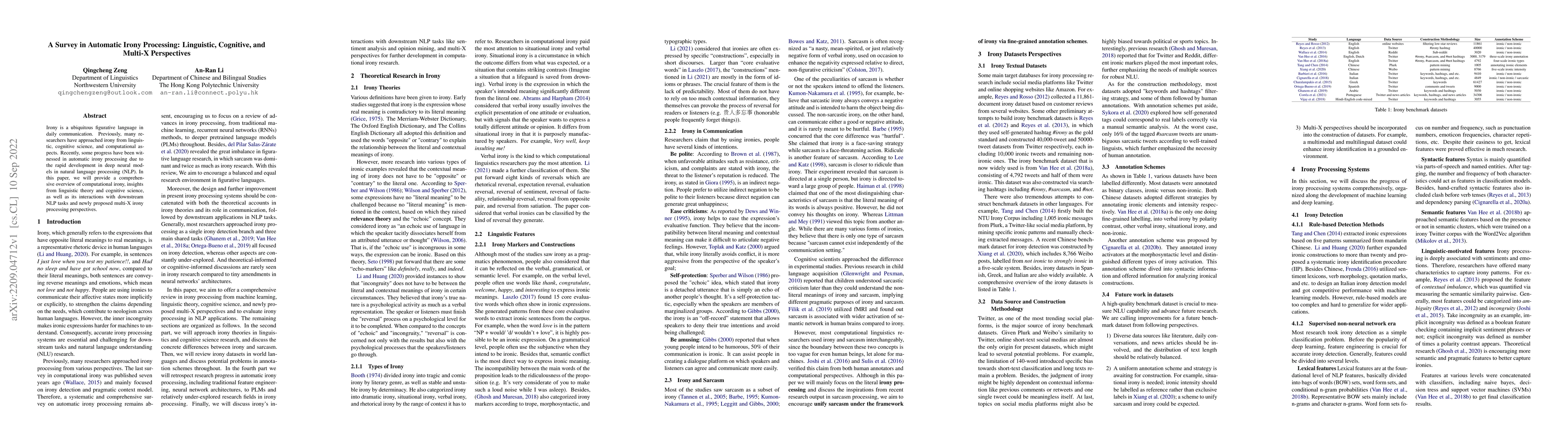 Thumbnail for A Survey in Automatic Irony Processing: Linguistic, Cognitive, and
  Multi-X Perspectives