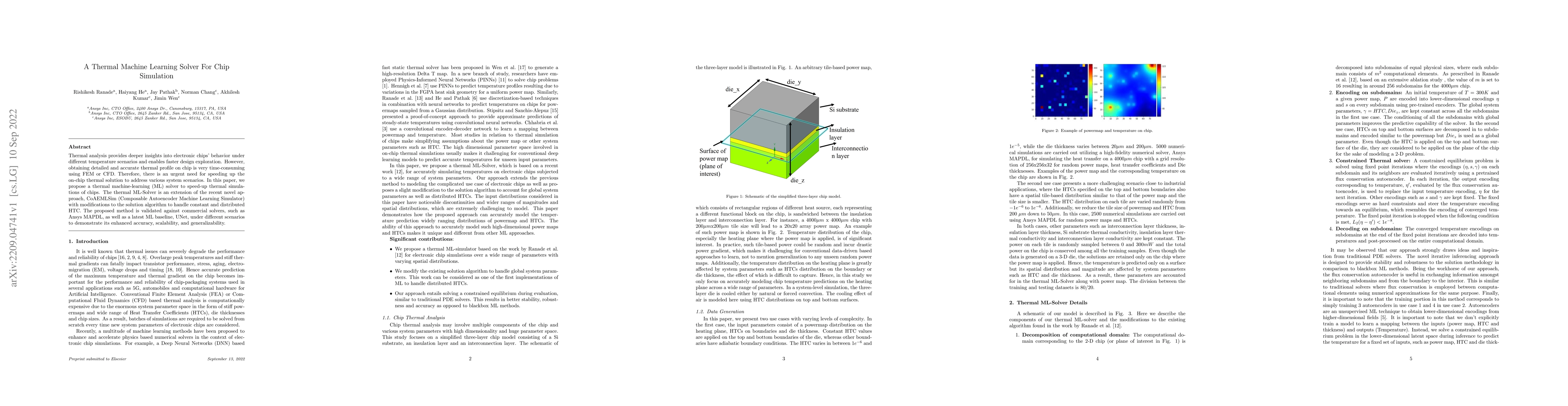 Thumbnail for A Thermal Machine Learning Solver For Chip Simulation