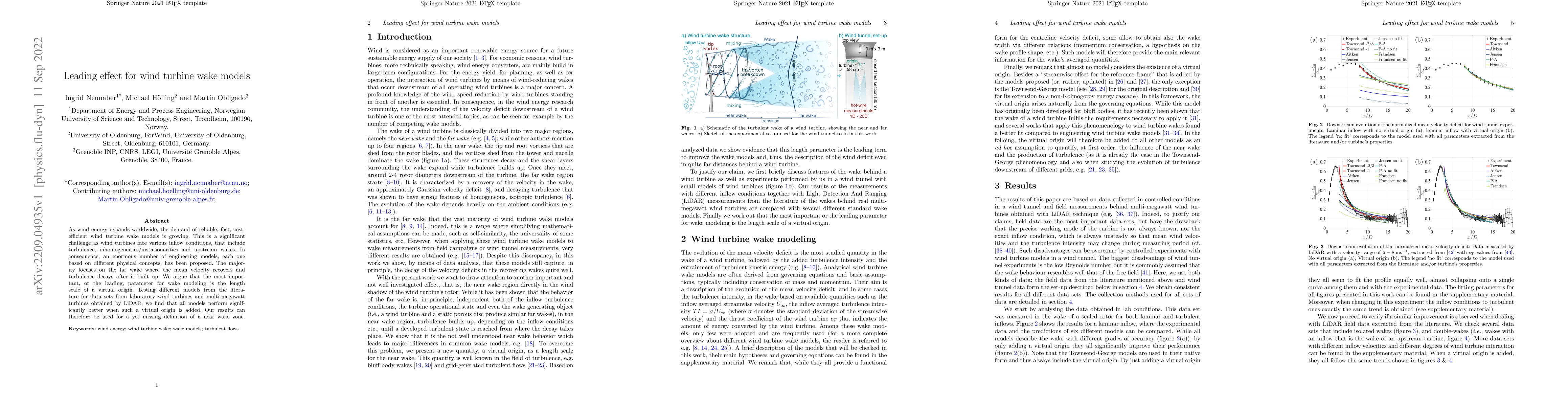 Thumbnail for Leading effect for wind turbine wake models