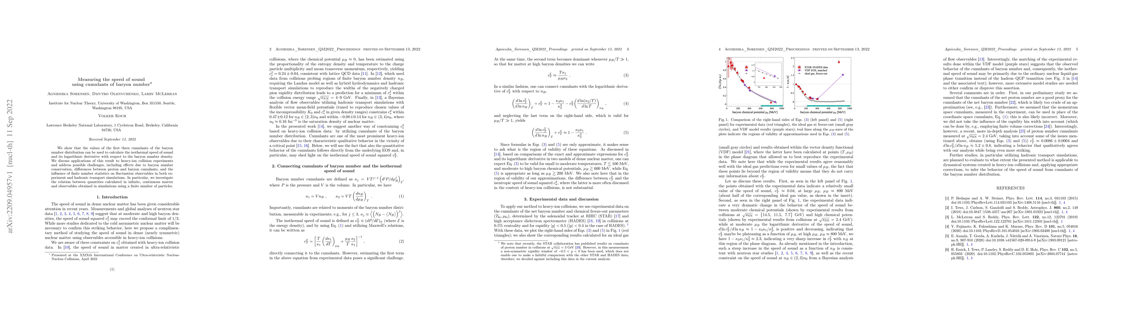 Thumbnail for Measuring the speed of sound using cumulants of baryon number