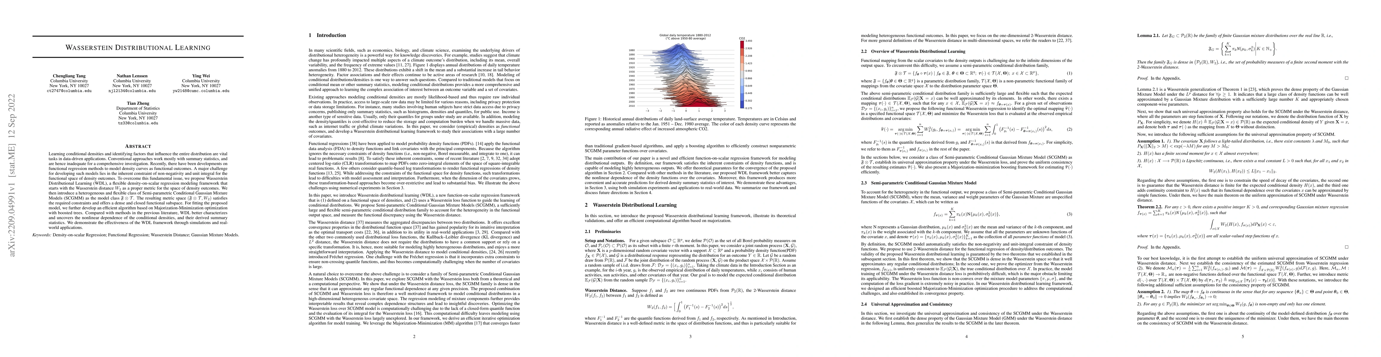 Thumbnail for Wasserstein Distributional Learning