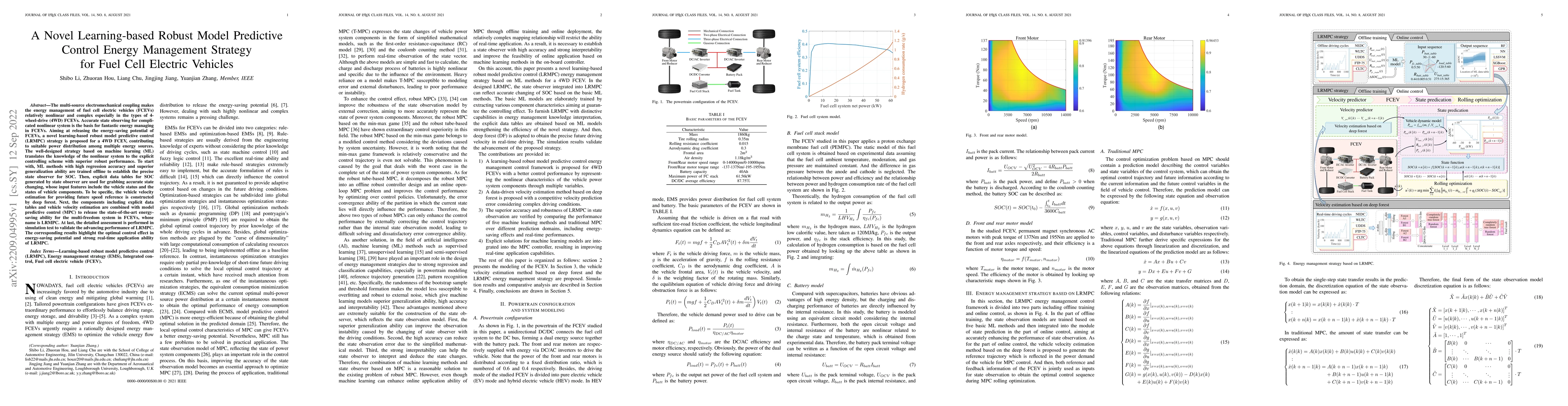 Thumbnail for A novel learning-based robust model predictive control energy management
  strategy for fuel cell electric vehicles