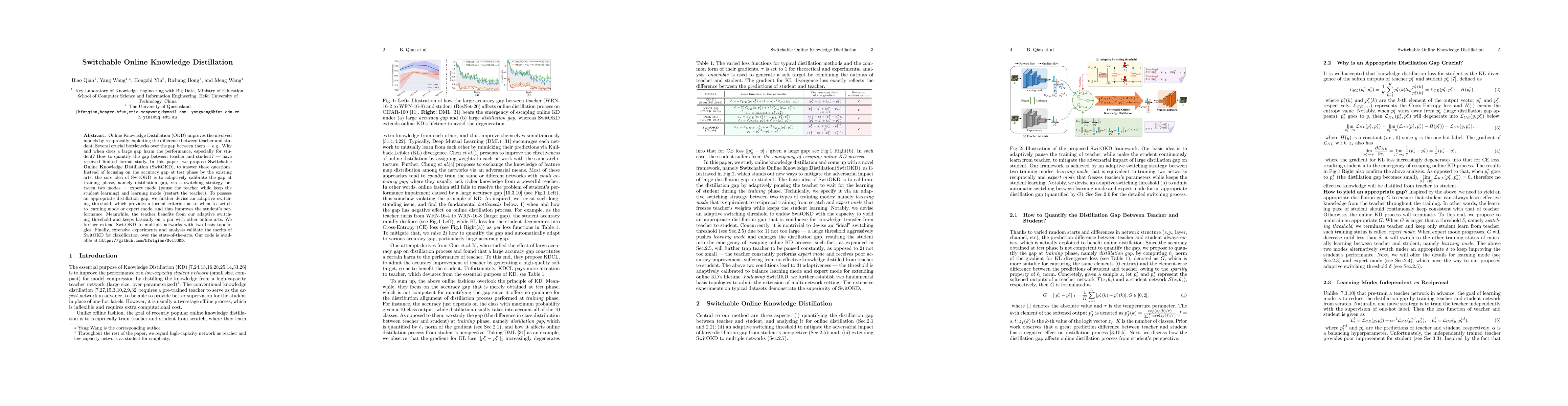 Thumbnail for Switchable Online Knowledge Distillation