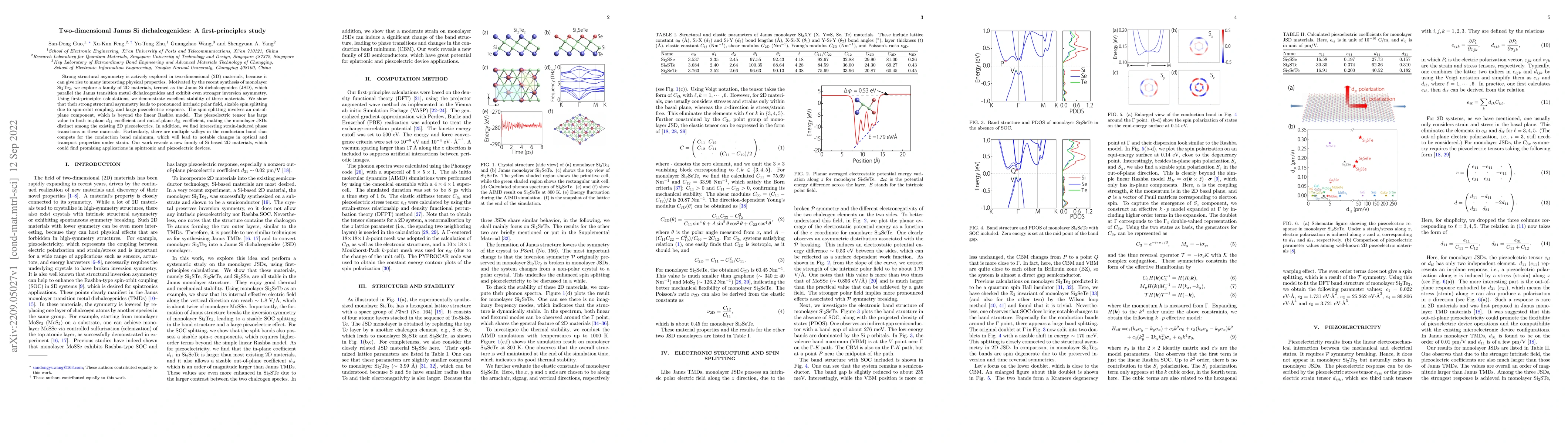 Thumbnail for Two-dimensional Janus Si dichalcogenides: A first-principles study