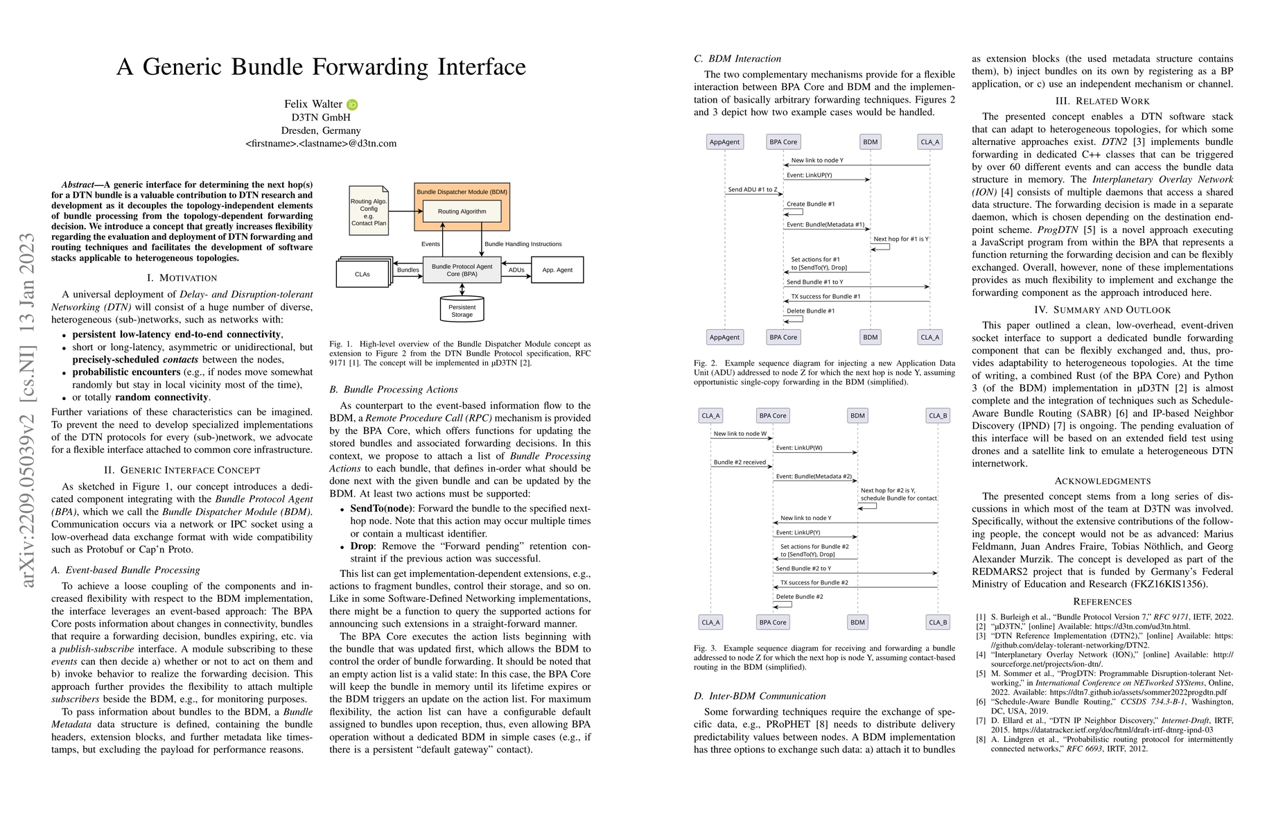 Thumbnail for A Generic Bundle Forwarding Interface
