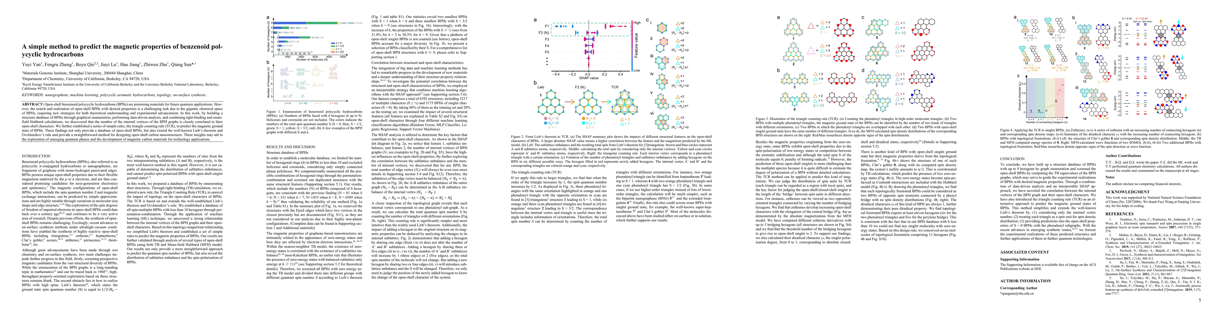 Thumbnail for Triangle Counting Rule: An Approach to Forecast the Magnetic Properties
  of Benzenoid Polycyclic Hydrocarbons