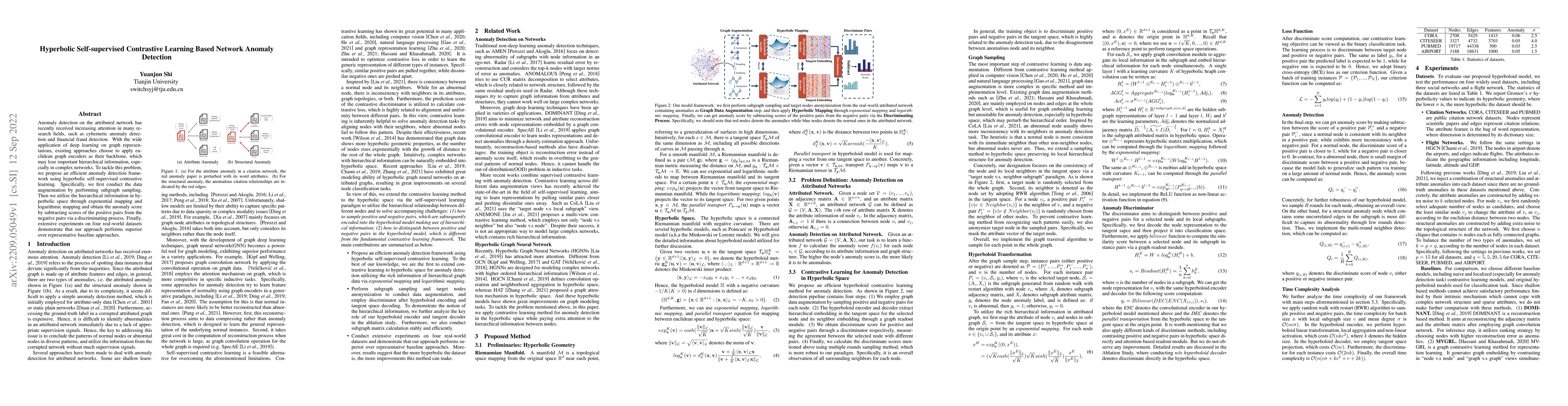 Thumbnail for Hyperbolic Self-supervised Contrastive Learning Based Network Anomaly
  Detection