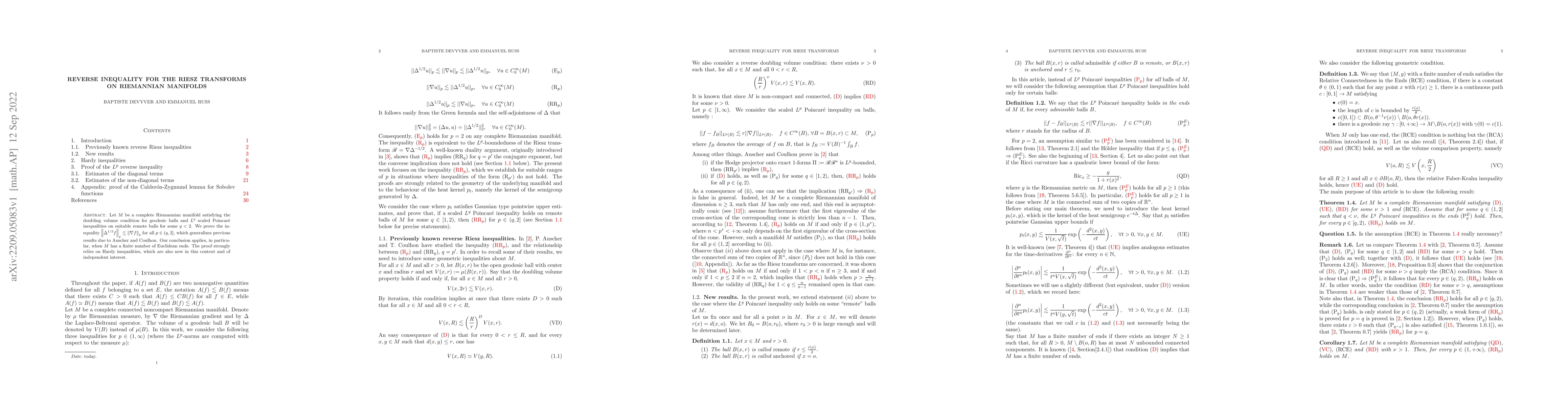 Thumbnail for Reverse inequality for the riesz transforms on Riemannian manifolds