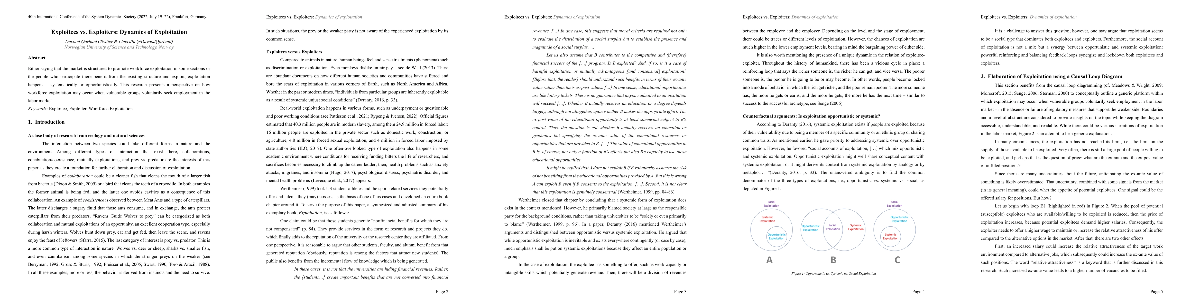 Thumbnail for Exploitees vs. Exploiters: Dynamics of Exploitation
