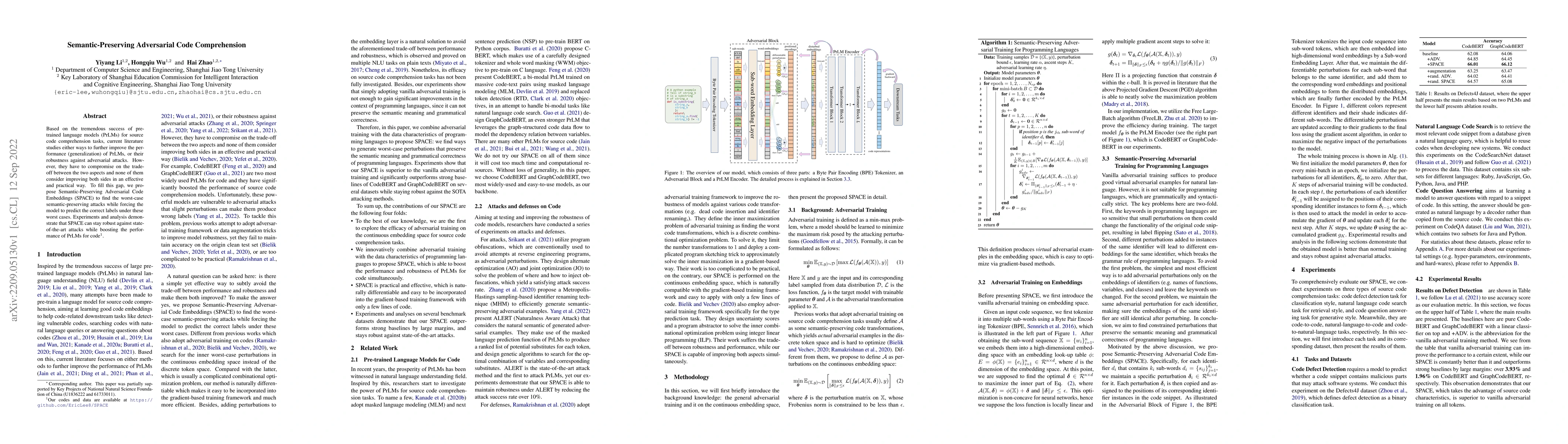 Thumbnail for Semantic-Preserving Adversarial Code Comprehension