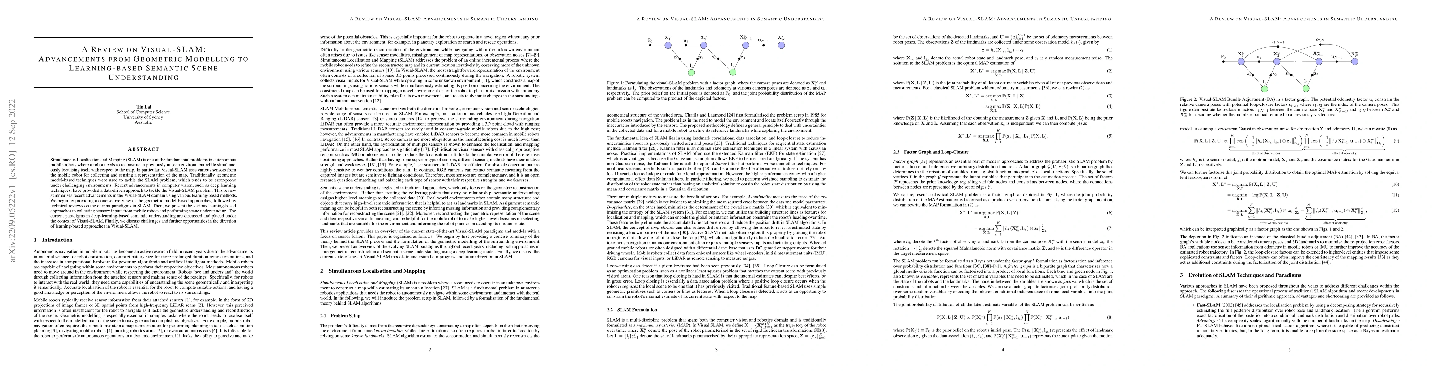 Thumbnail for A Review on Visual-SLAM: Advancements from Geometric Modelling to
  Learning-based Semantic Scene Understanding