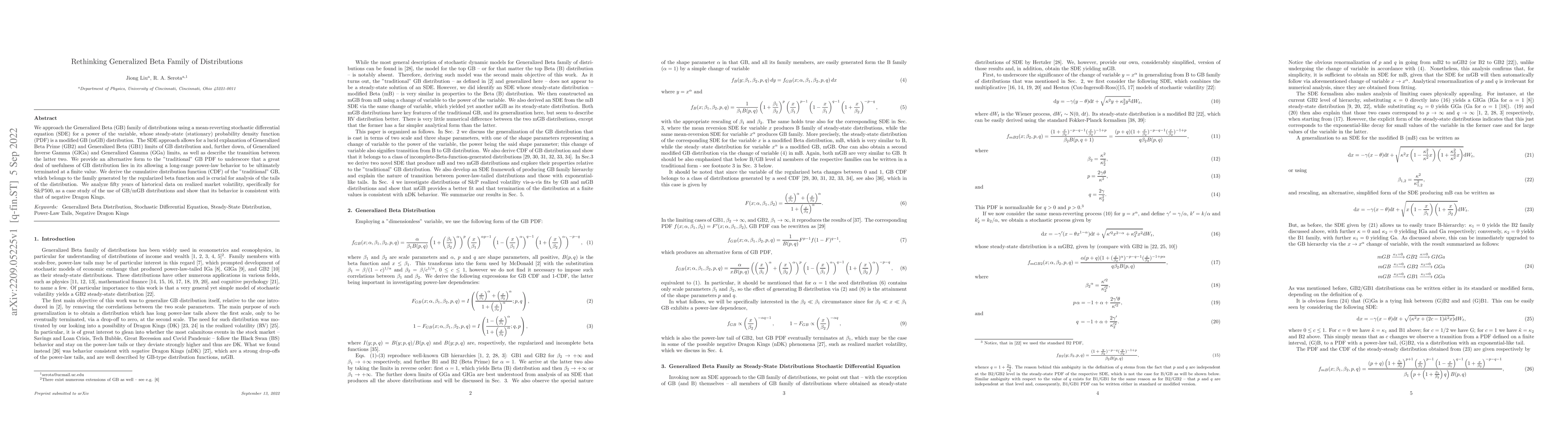 Thumbnail for Rethinking Generalized Beta Family of Distributions