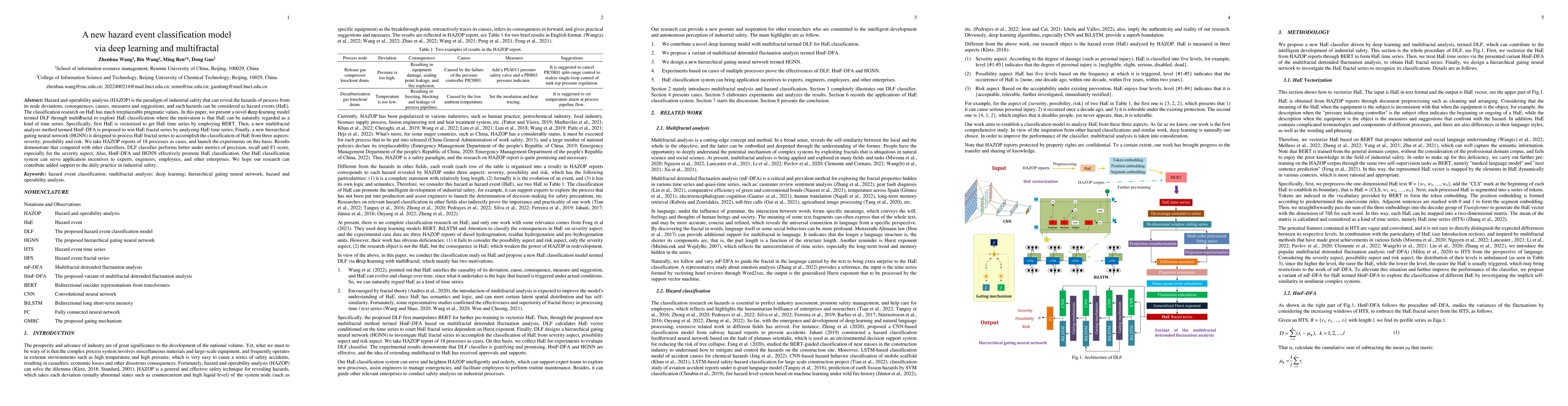 Thumbnail for A new hazard event classification model via deep learning and
  multifractal