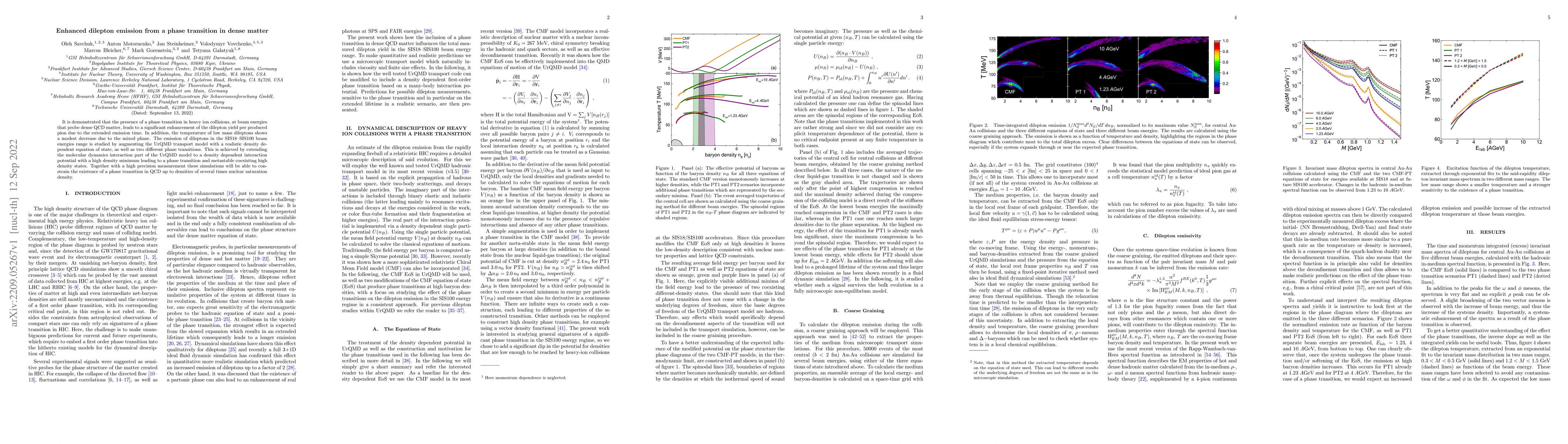 Thumbnail for Enhanced dilepton emission from a phase transition in dense matter