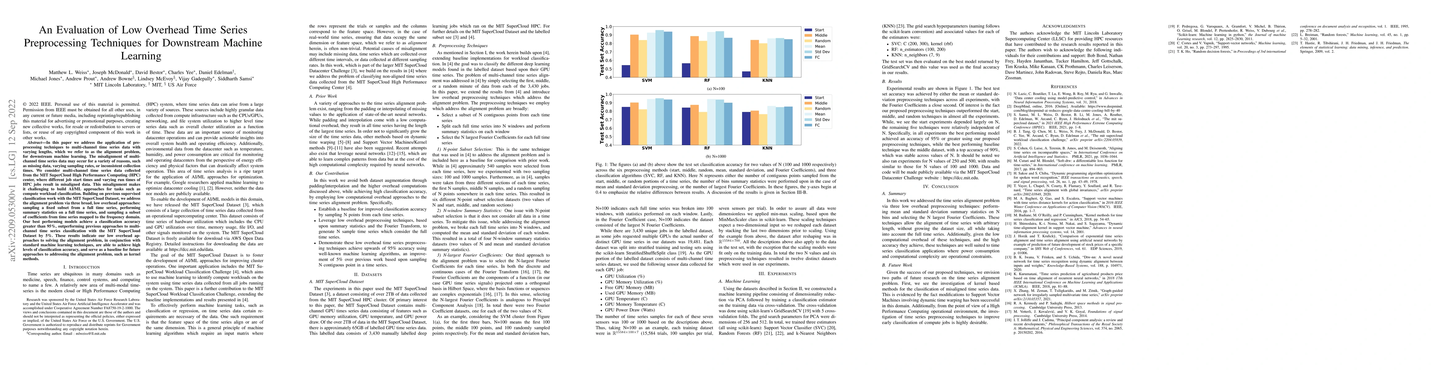 Thumbnail for An Evaluation of Low Overhead Time Series Preprocessing Techniques for
  Downstream Machine Learning