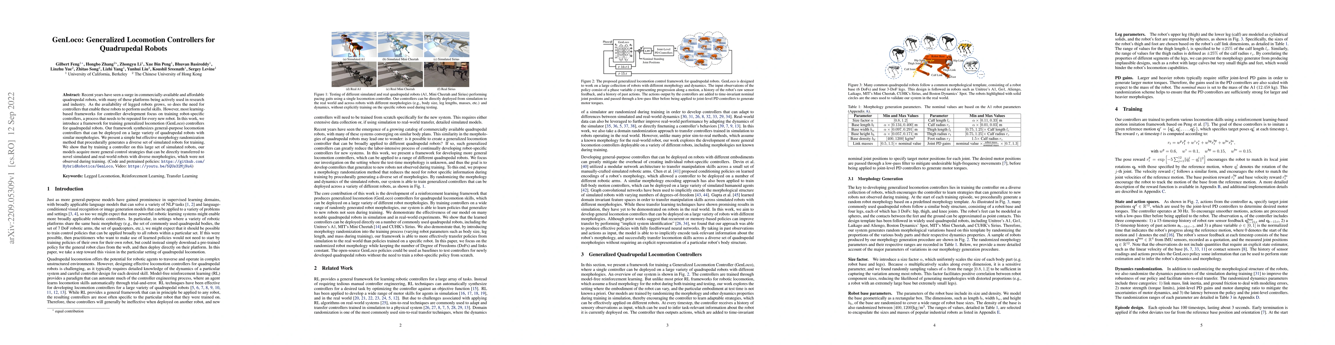 Thumbnail for GenLoco: Generalized Locomotion Controllers for Quadrupedal Robots