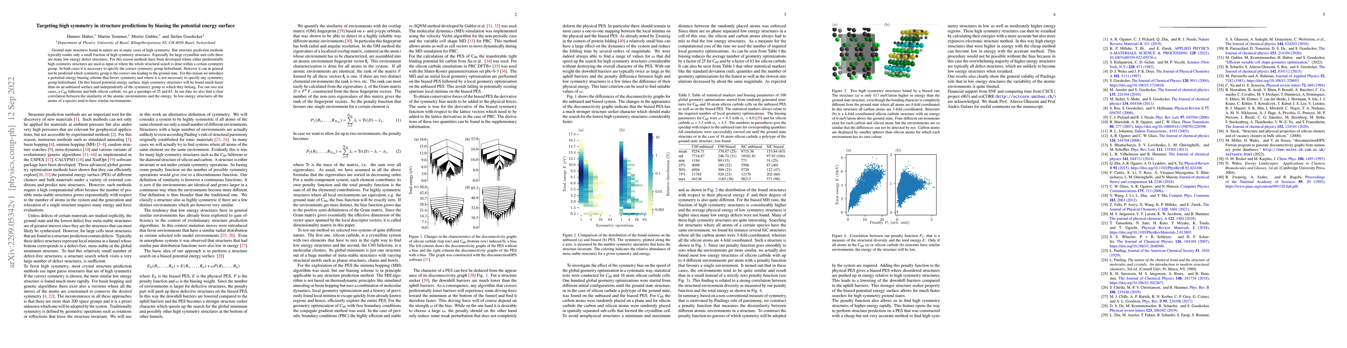 Thumbnail for Targeting high symmetry in structure predictions by biasing the
  potential energy surface