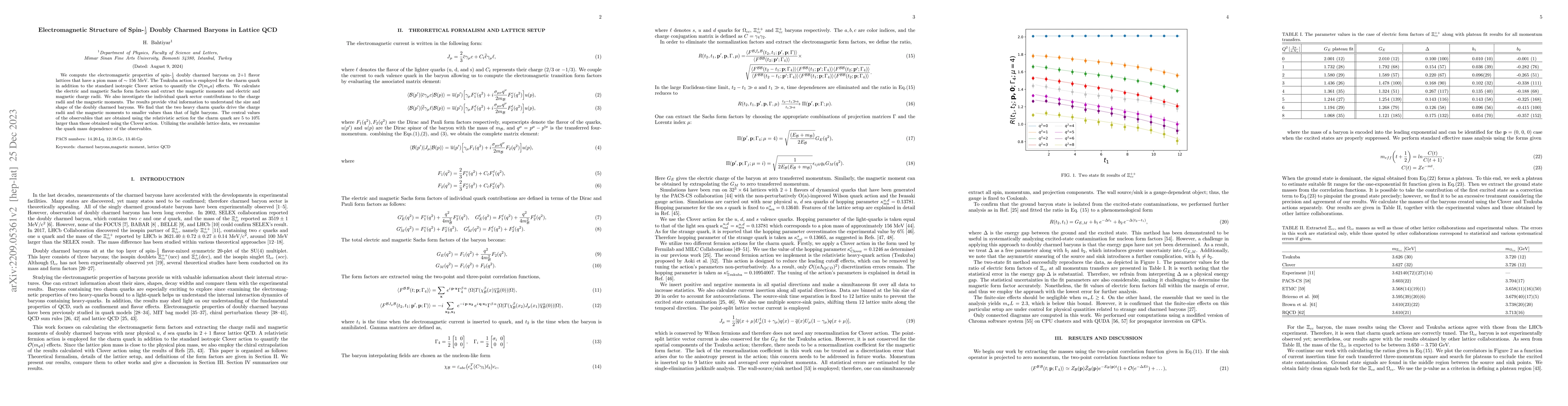 Thumbnail for Electromagnetic Structure of Spin-$\frac12$ Doubly Charmed Baryons in
  Lattice QCD