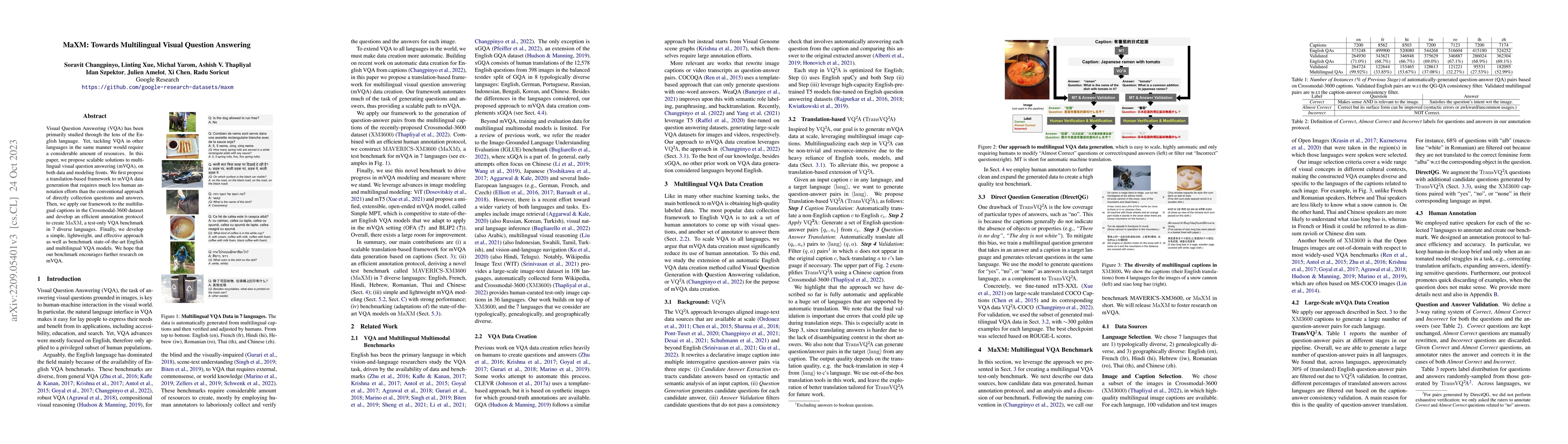 Thumbnail for MaXM: Towards Multilingual Visual Question Answering