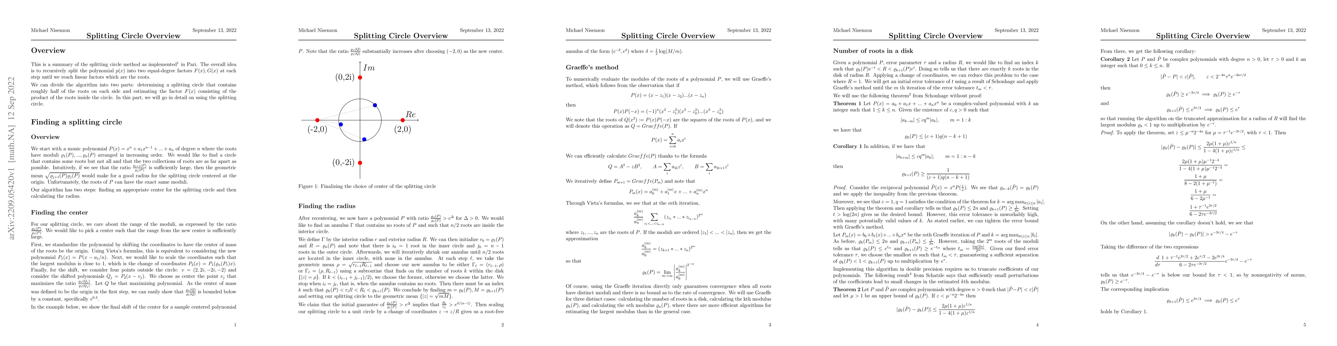 Thumbnail for Splitting Circle Overview