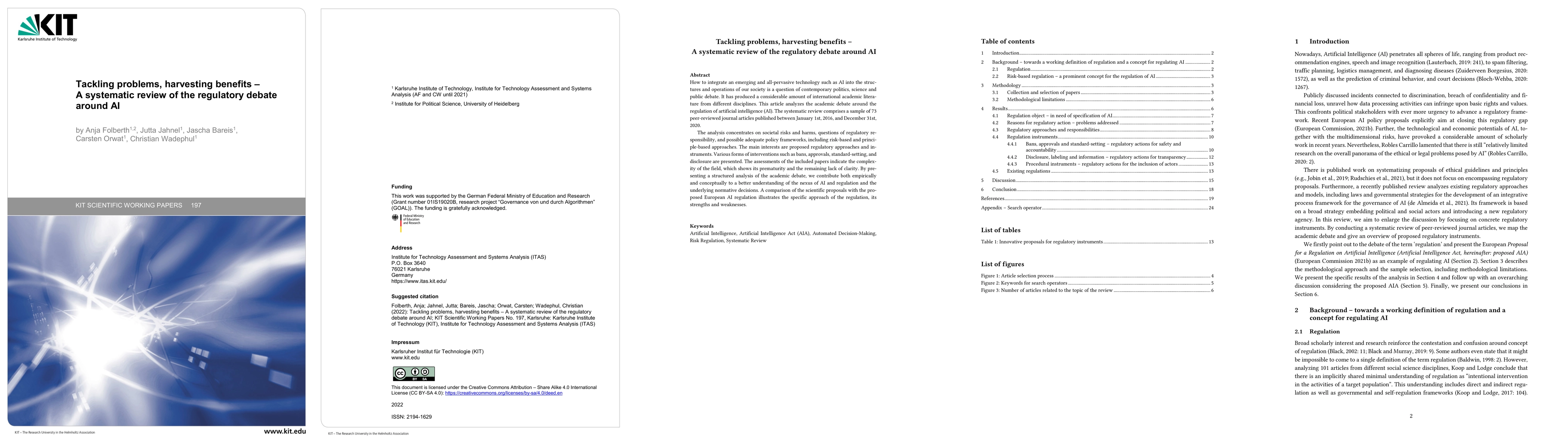 Thumbnail for Tackling problems, harvesting benefits -- A systematic review of the
  regulatory debate around AI