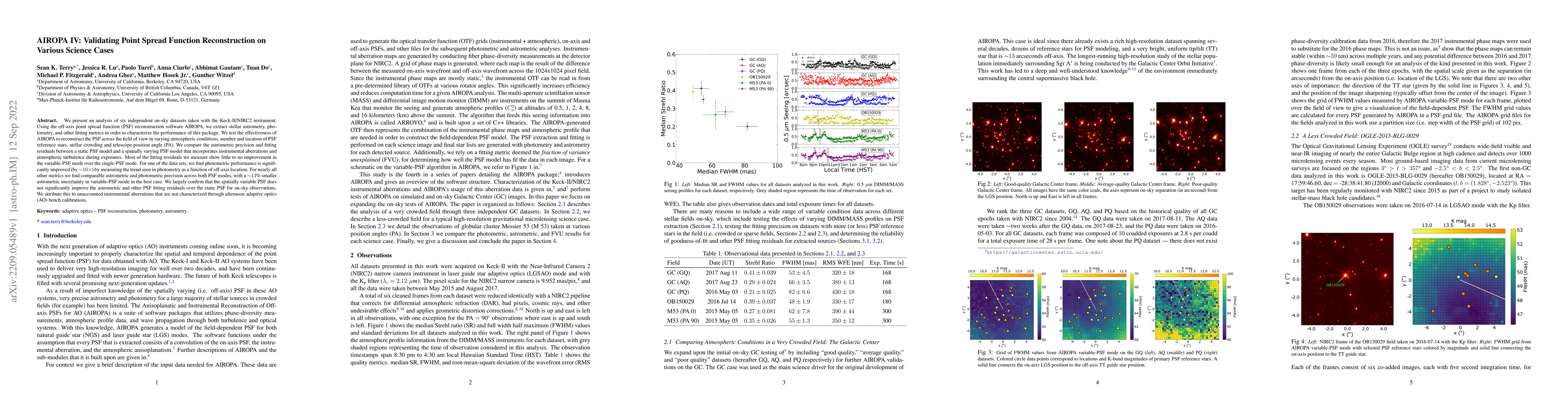 Thumbnail for AIROPA IV: Validating Point Spread Function Reconstruction on Various
  Science Cases