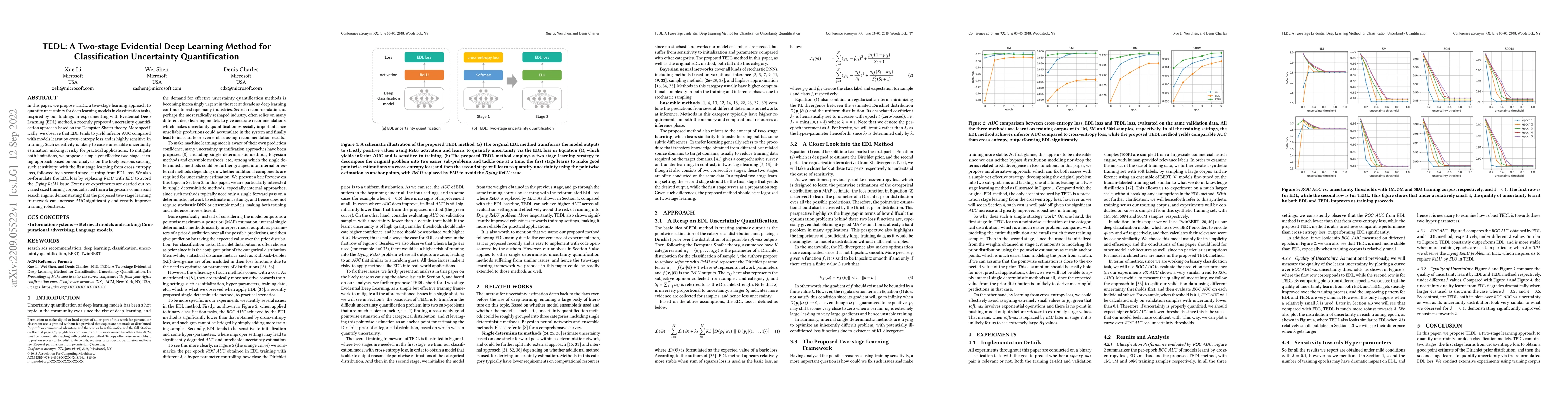 Thumbnail for TEDL: A Two-stage Evidential Deep Learning Method for Classification
  Uncertainty Quantification