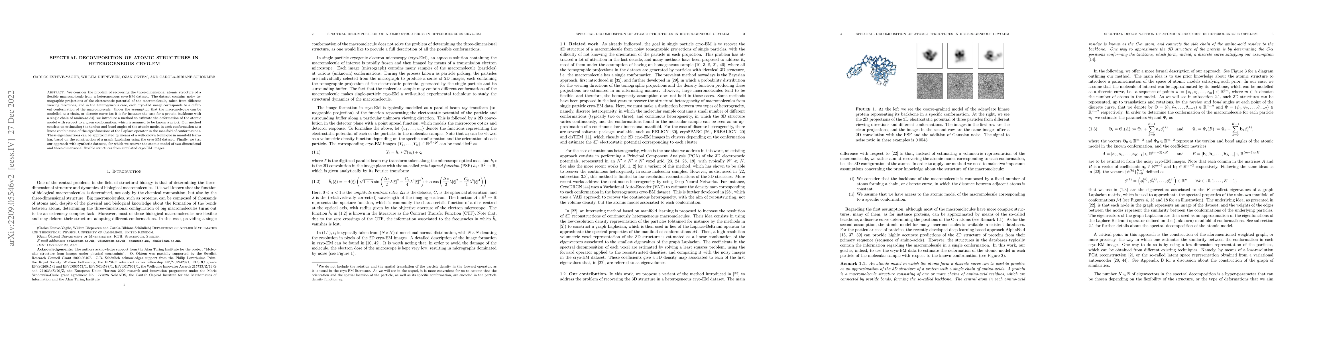 Thumbnail for Spectral decomposition of atomic structures in heterogeneous cryo-EM