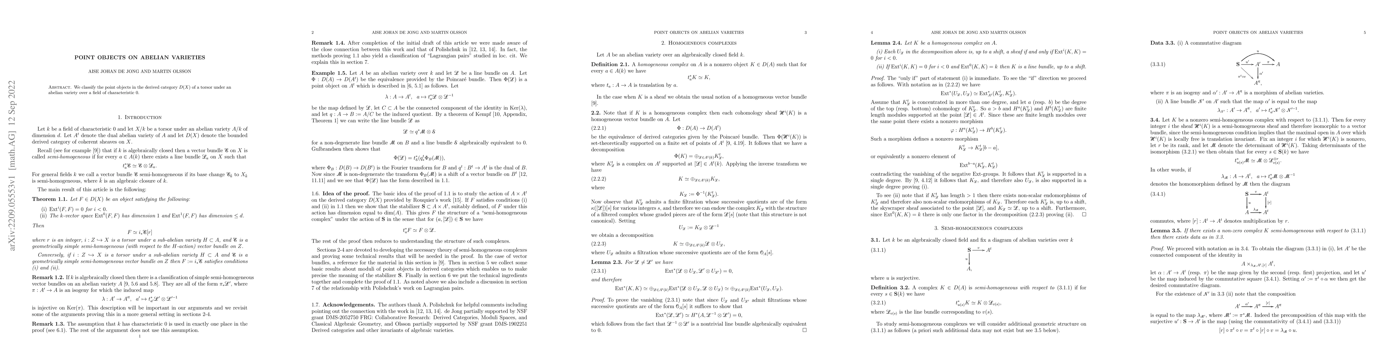 Thumbnail for Point Objects on Abelian Varieties