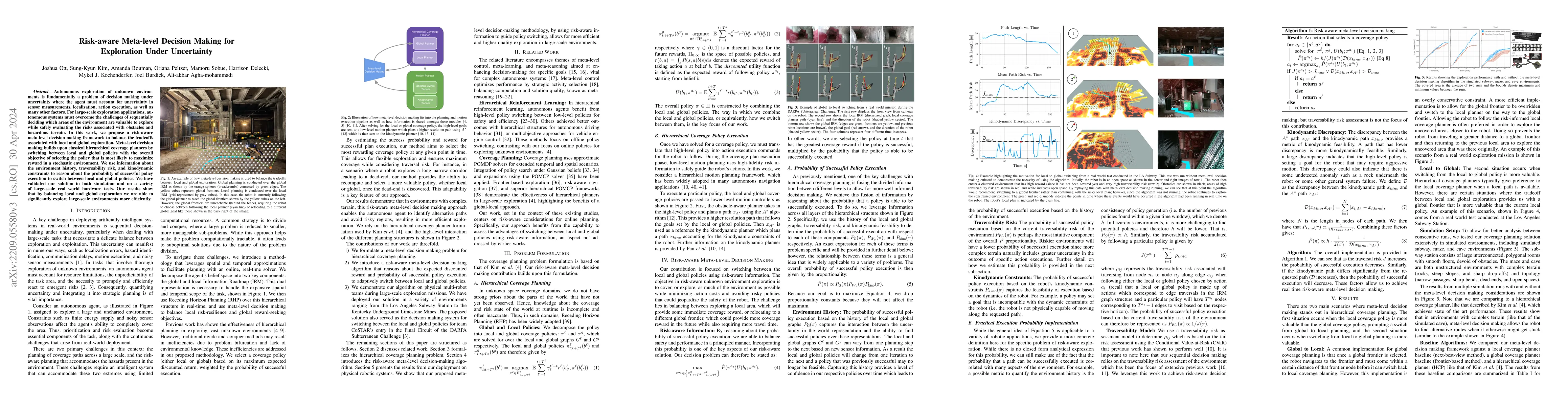 Thumbnail for Risk-aware Meta-level Decision Making for Exploration Under Uncertainty