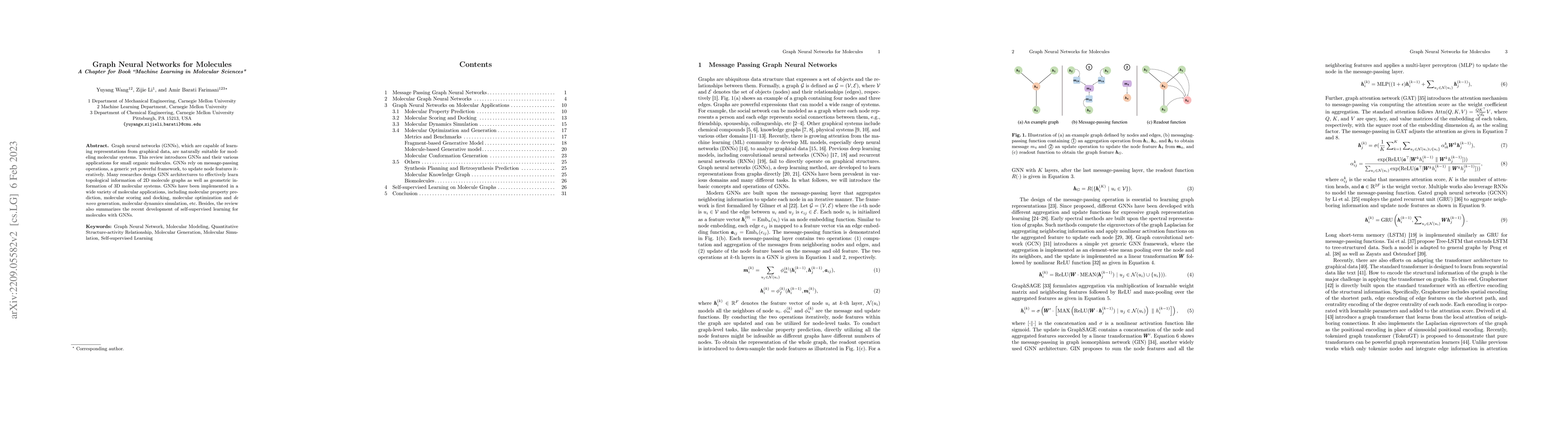 Thumbnail for Graph Neural Networks for Molecules