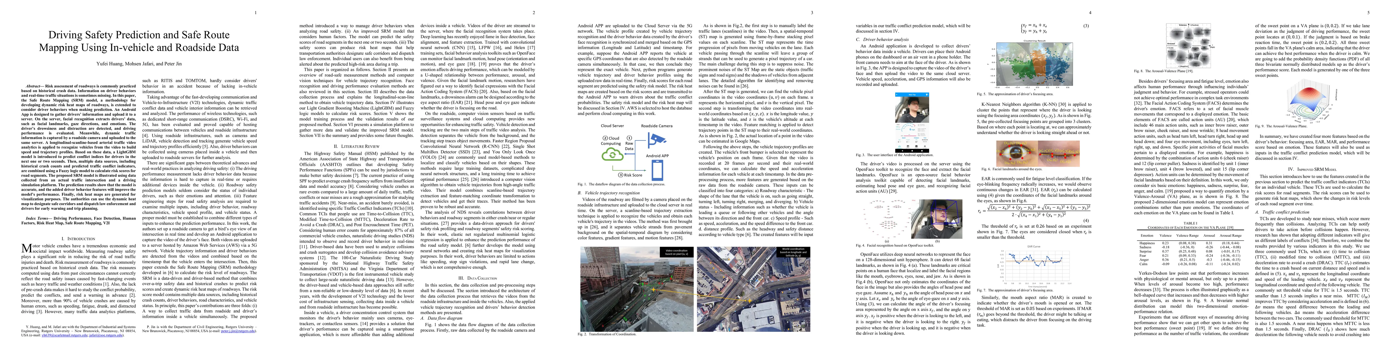 Thumbnail for Driving Safety Prediction and Safe Route Mapping Using In-vehicle and
  Roadside Data