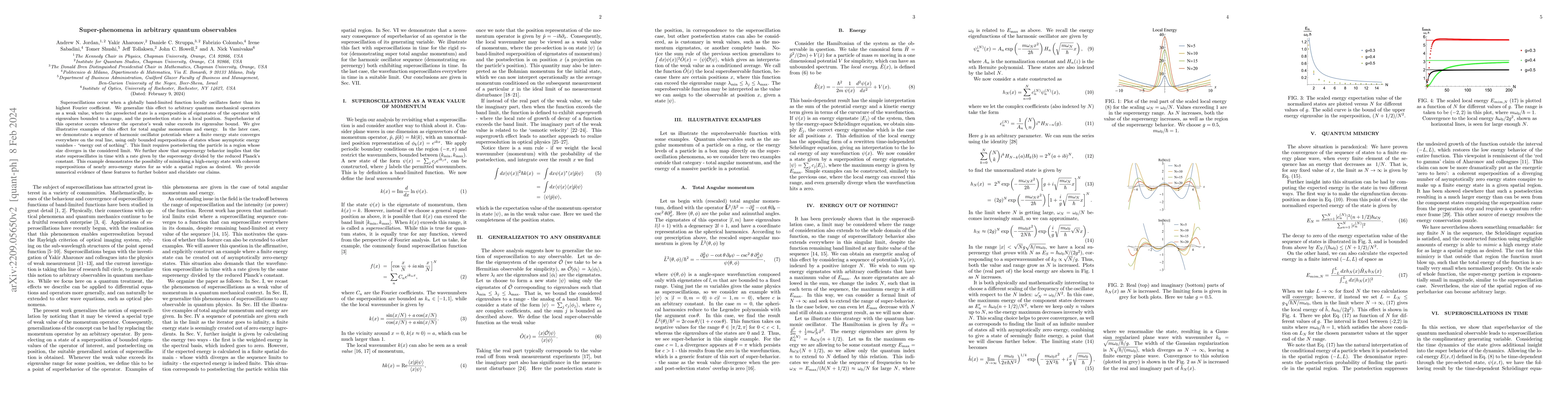 Thumbnail for Super-phenomena in arbitrary quantum observables