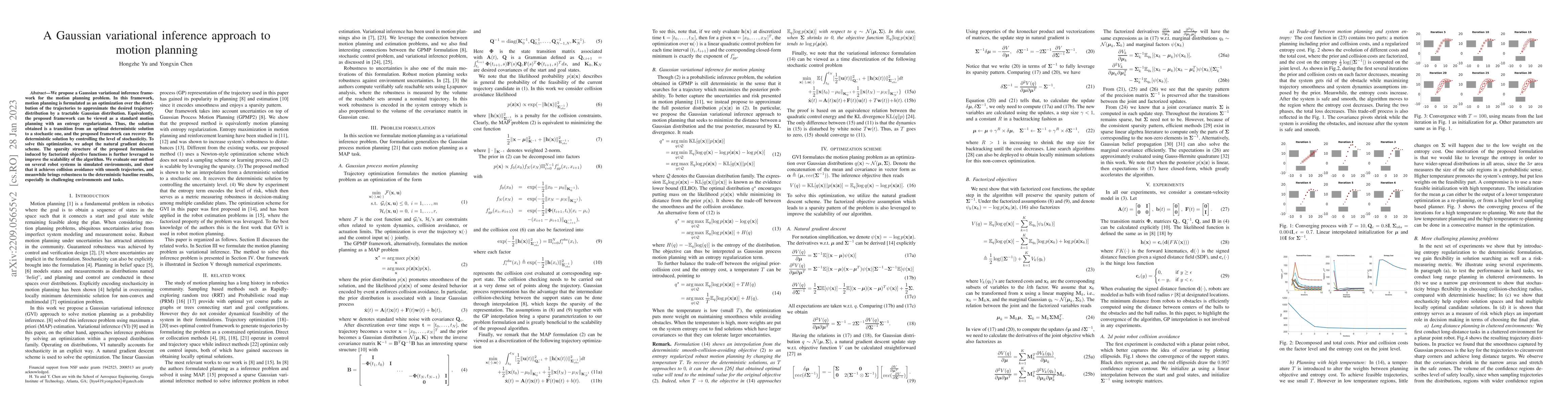 Thumbnail for A Gaussian variational inference approach to motion planning
