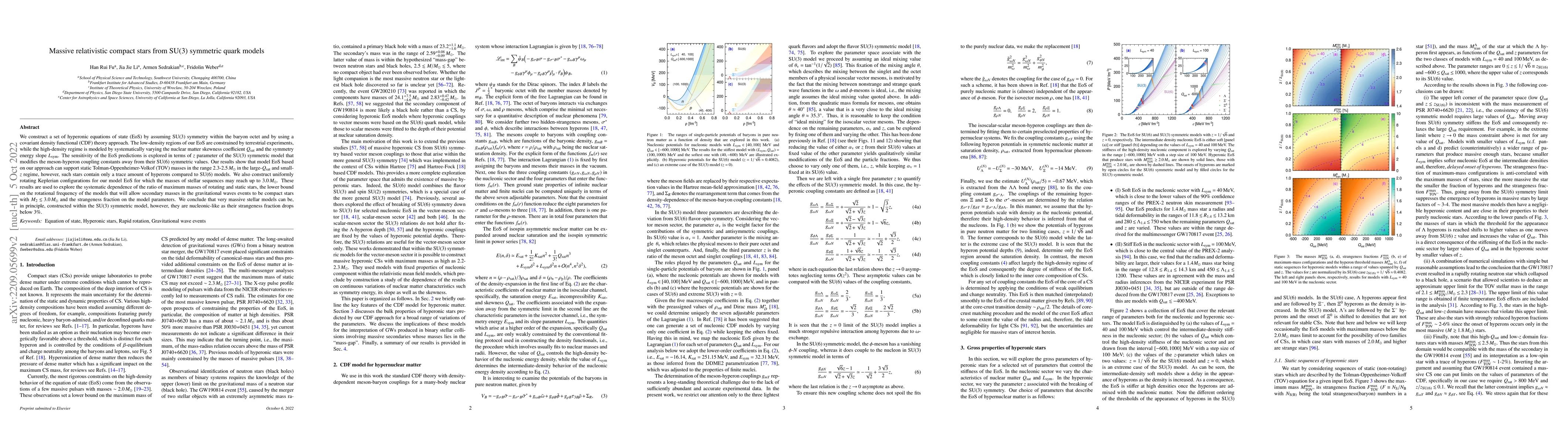 Thumbnail for Massive relativistic compact stars from SU(3) symmetric quark models
