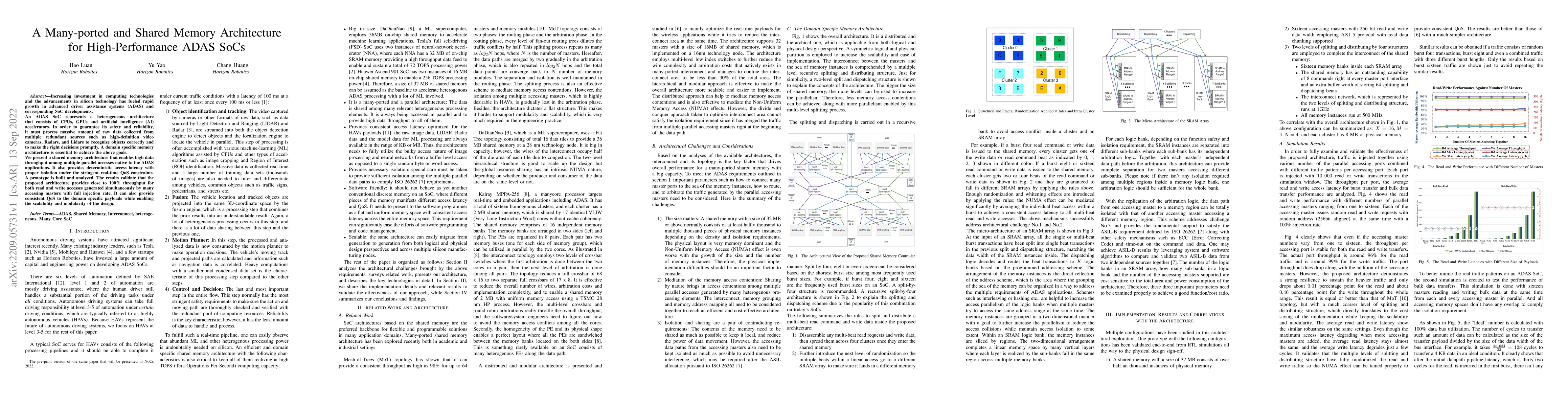 Thumbnail for A Many-ported and Shared Memory Architecture for High-Performance ADAS
  SoCs