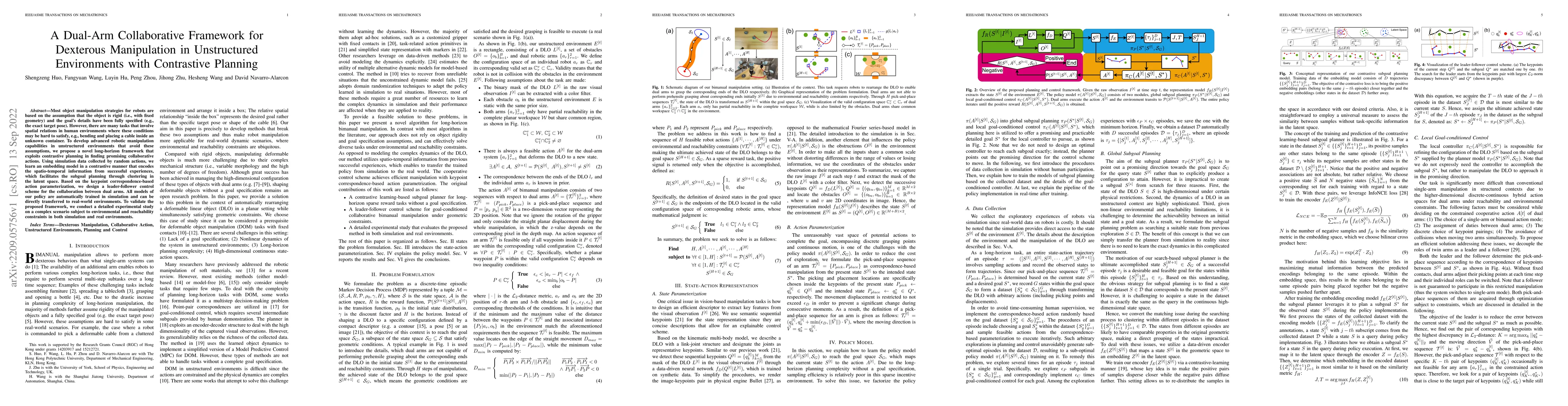 Thumbnail for A Dual-Arm Collaborative Framework for Dexterous Manipulation in
  Unstructured Environments with Contrastive Planning