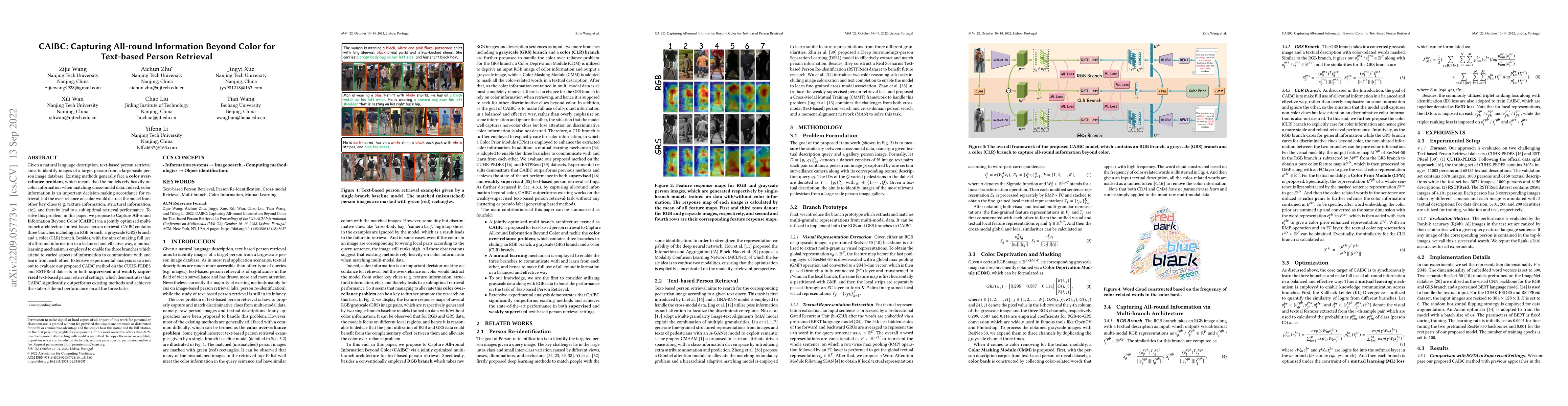 Thumbnail for CAIBC: Capturing All-round Information Beyond Color for Text-based
  Person Retrieval
