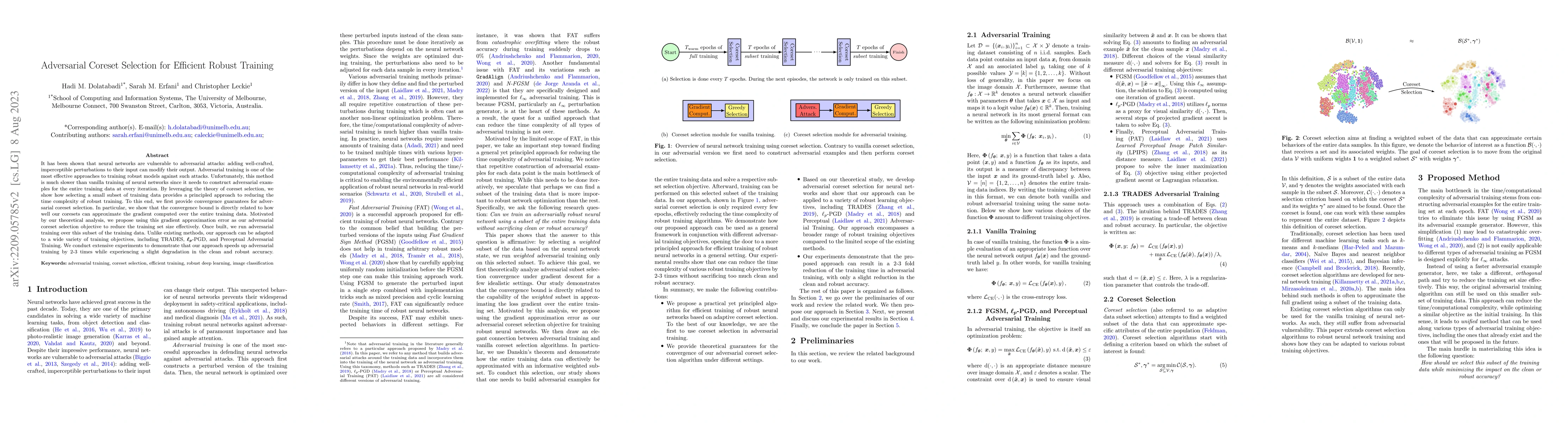 Thumbnail for Adversarial Coreset Selection for Efficient Robust Training