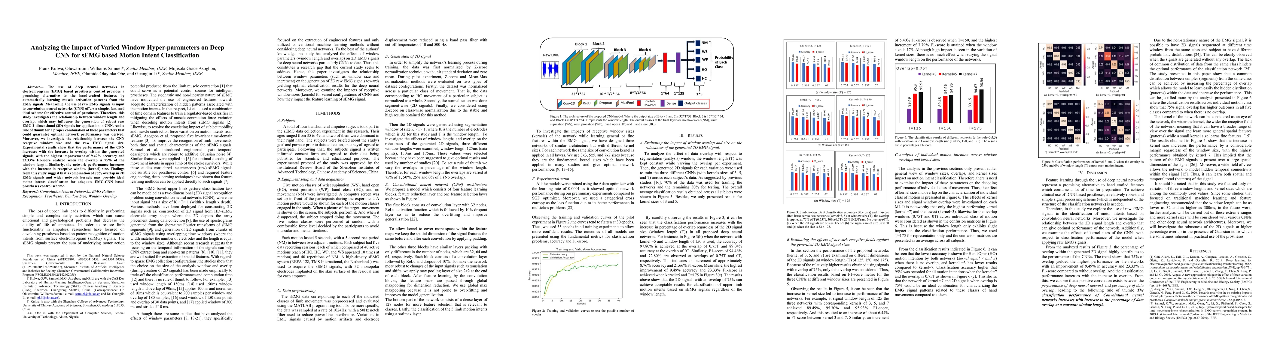 Thumbnail for Analyzing the Impact of Varied Window Hyper-parameters on Deep CNN for
  sEMG based Motion Intent Classification