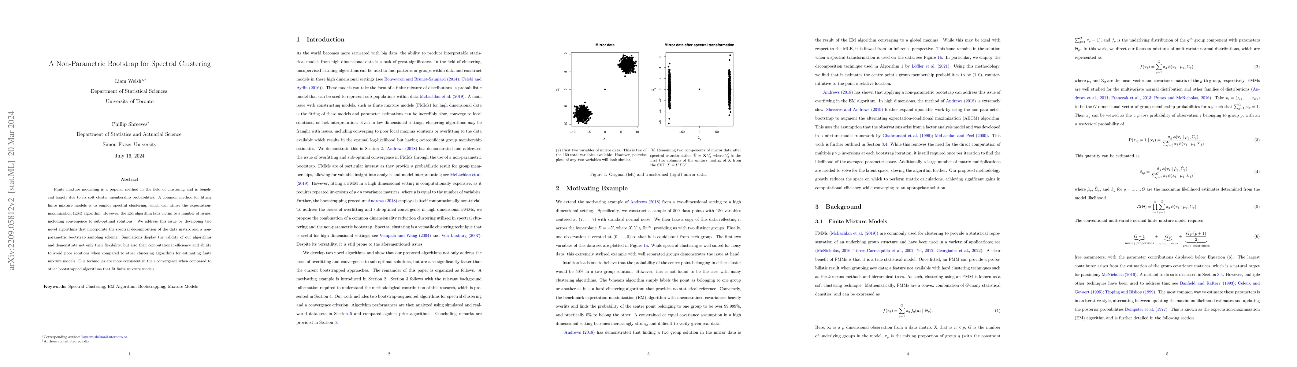 Thumbnail for A Non-Parametric Bootstrap for Spectral Clustering