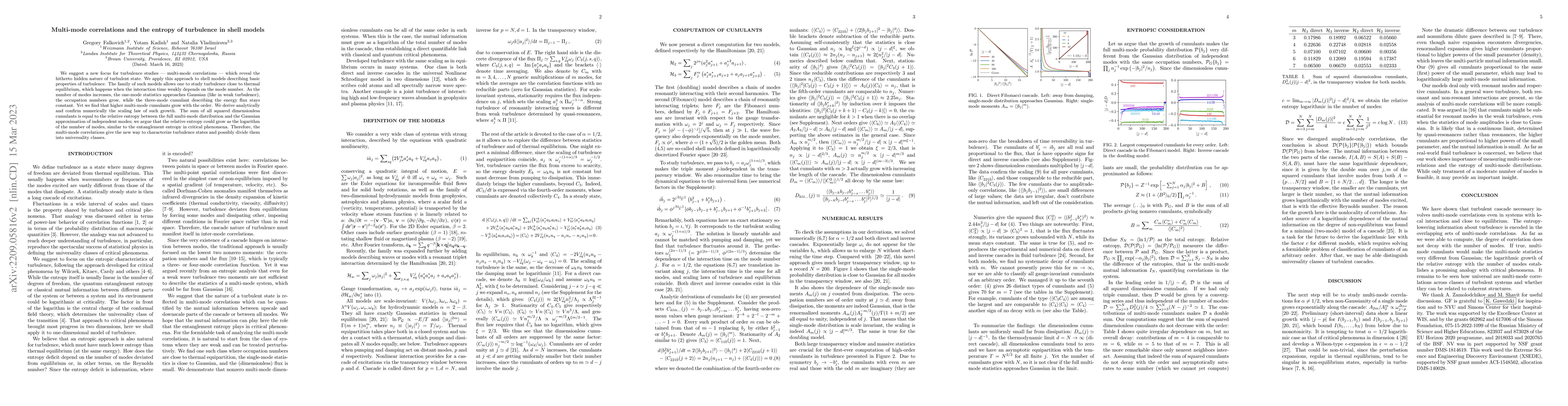 Thumbnail for Multi-mode correlations and the entropy of turbulence
