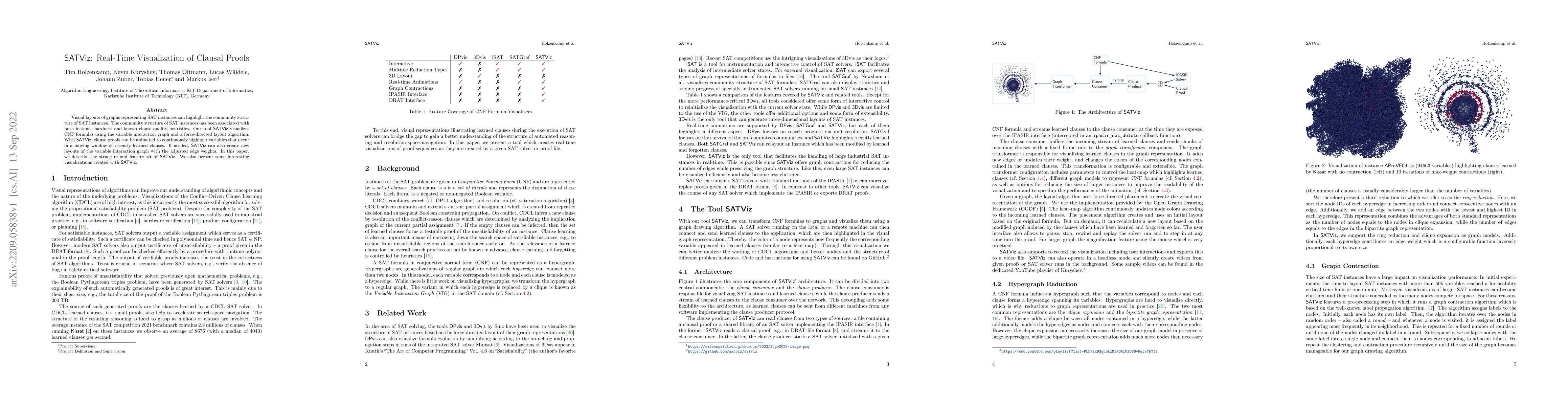 Thumbnail for SATViz: Real-Time Visualization of Clausal Proofs