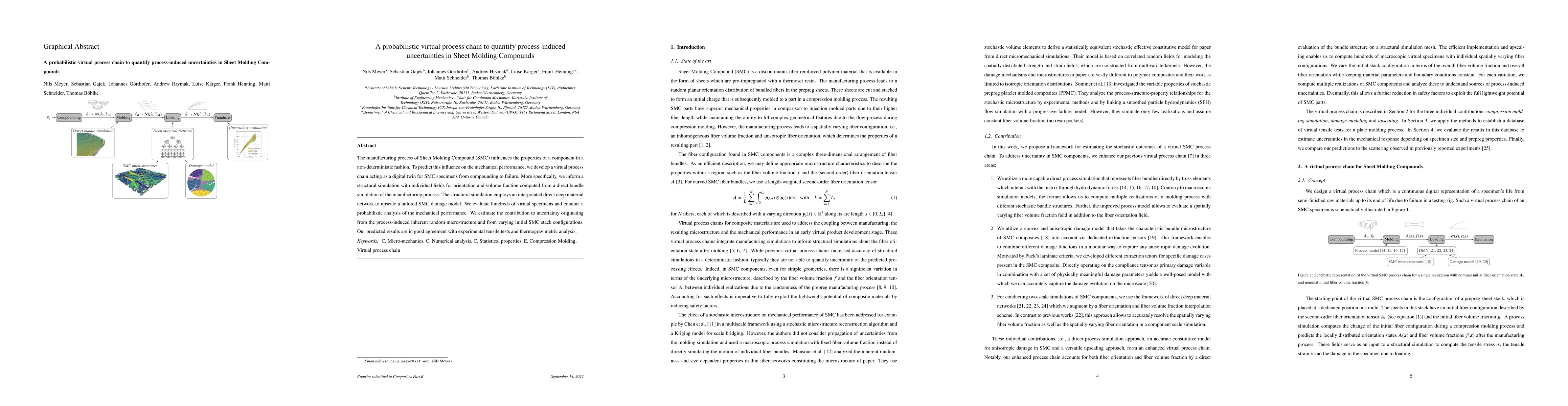 Thumbnail for A probabilistic virtual process chain to quantify process-induced
  uncertainties in Sheet Molding Compounds